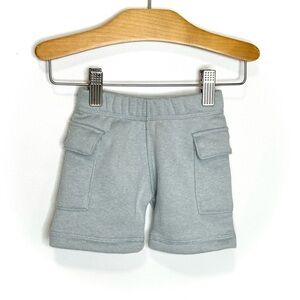 Kickee Pants Pearl Fleece Cargo Shorts 12-18 mos NWT